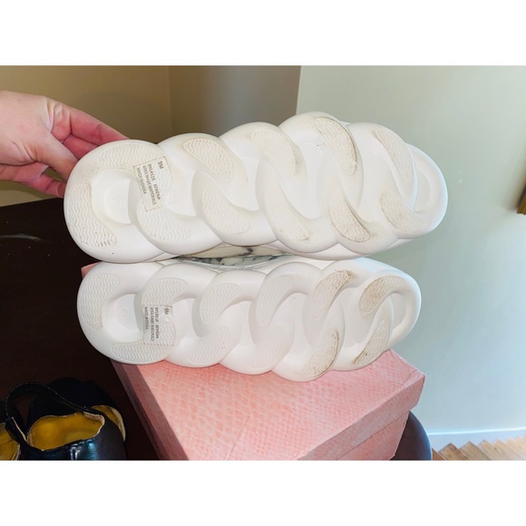 Cape Robbin Athena Marble Clear Sneakers 9 - Picture 9 of 10